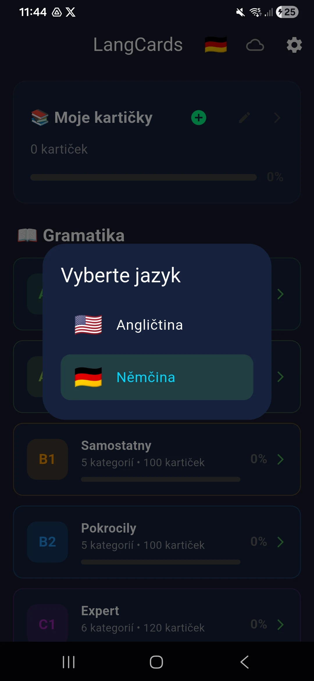 LangCards screenshot